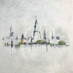 Skyline Zutphen
2021
acryl, krijt op doek
100 x 100 cm
€ 1900,-
Dit schilderij is ook te huur/koop voor € 50,-
per maand, kijk voor informatie op deze site bij:
Over 't atelier: kunstverhuur