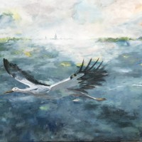 Een ooievaar over de IJssel
acryl op doek
140 x 80 cm
2021
€ 1900,-
Dit schilderij is ook te huur/koop voor € 50,- per maand